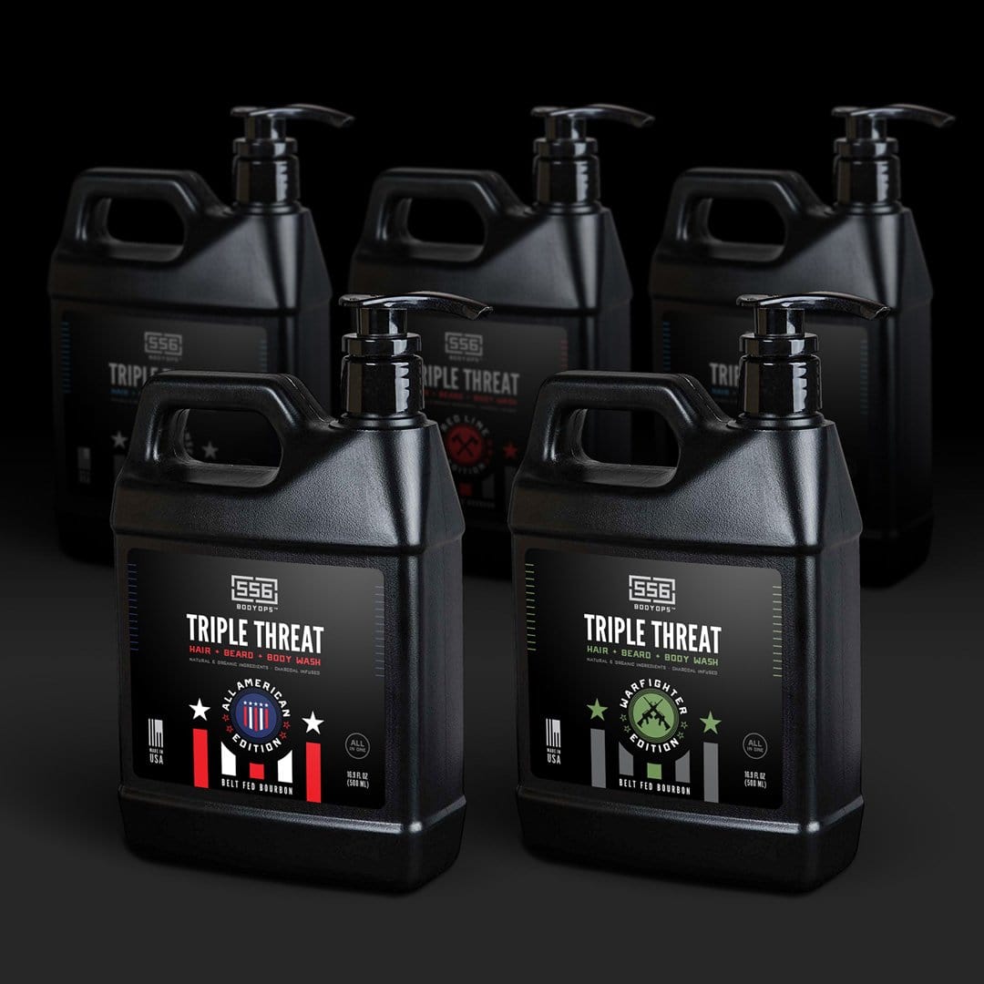 'Triple Threat'  Hair + Beard + Body Wash 16.9 oz